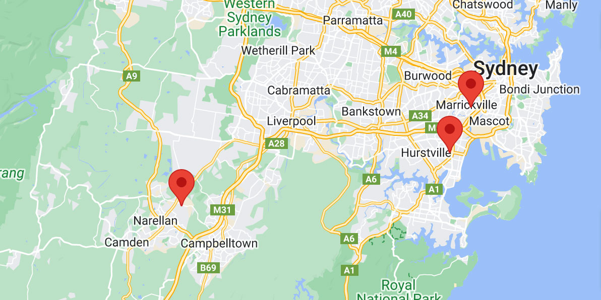 Greigsl legal office locations in Marrickville, Kogarah and Gregory Hills